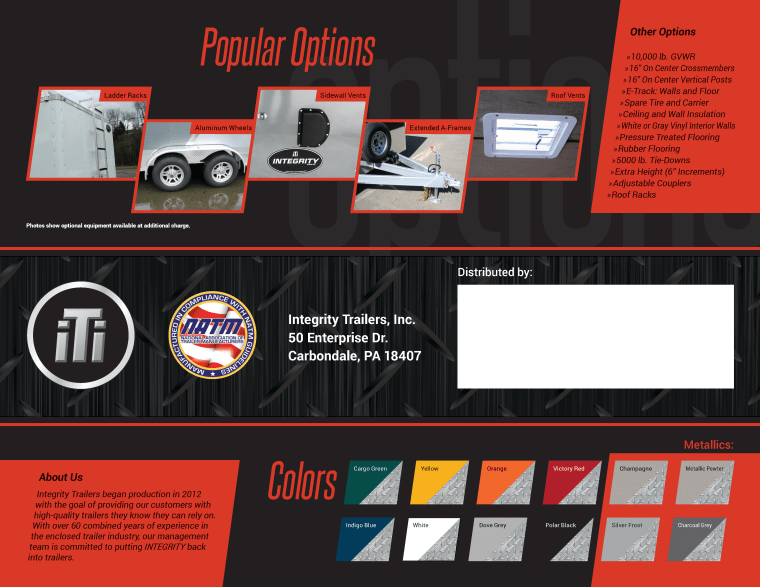 ITI Bifold Homeowner Line Back