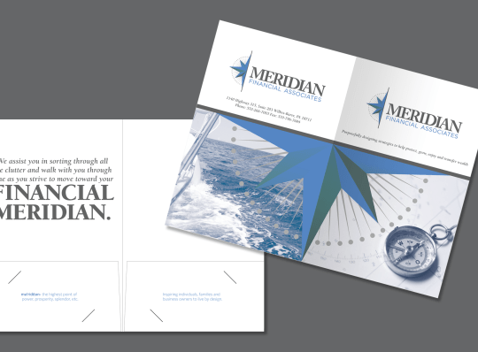 Meridian 6x9 Folder Stacked