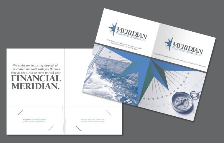 Meridian 6x9 Folder Stacked