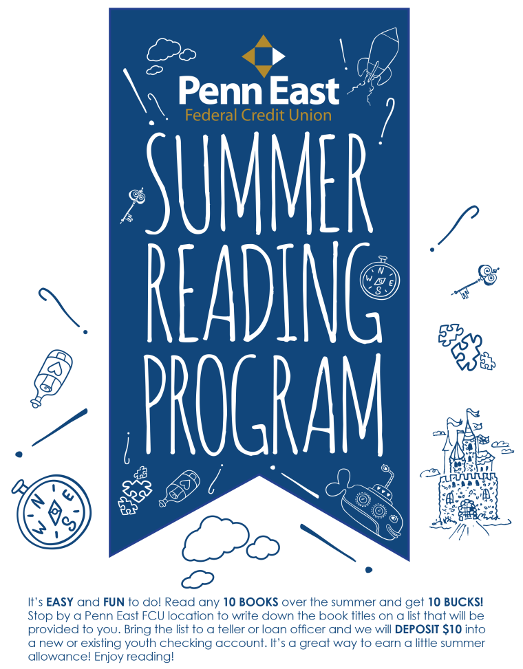 Penn East Summer Reading Program Branch Flyer