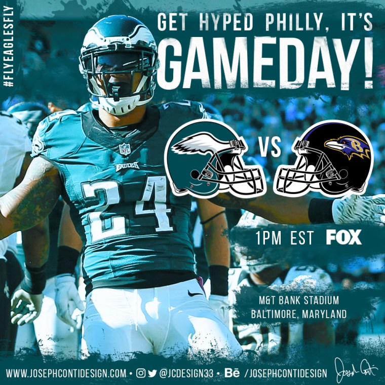 Philadelphia Eagles 2016 Gameday Graphic – Game 14 vs Ravens
