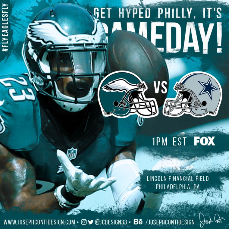 Philadelphia Eagles 2016 Gameday Graphic – Game 16 vs Cowboys