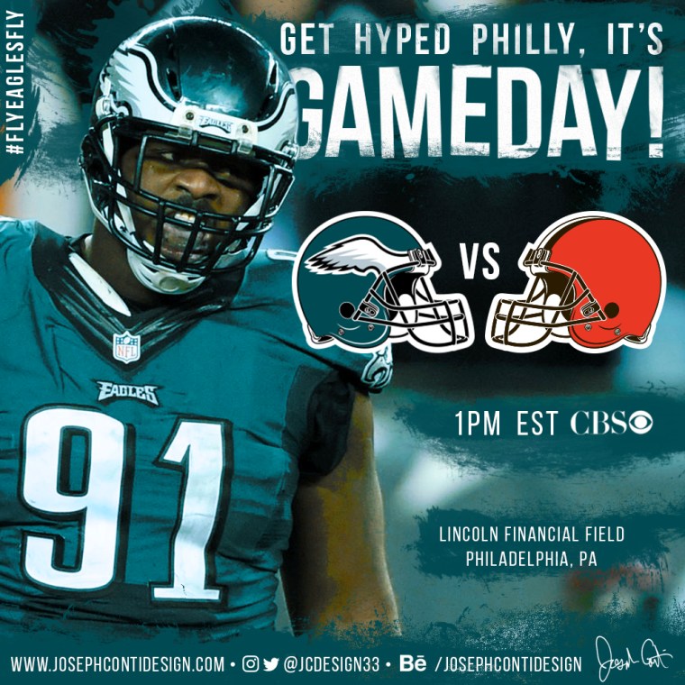 Philadelphia Eagles 2016 Gameday Graphic – Game 1 vs Browns