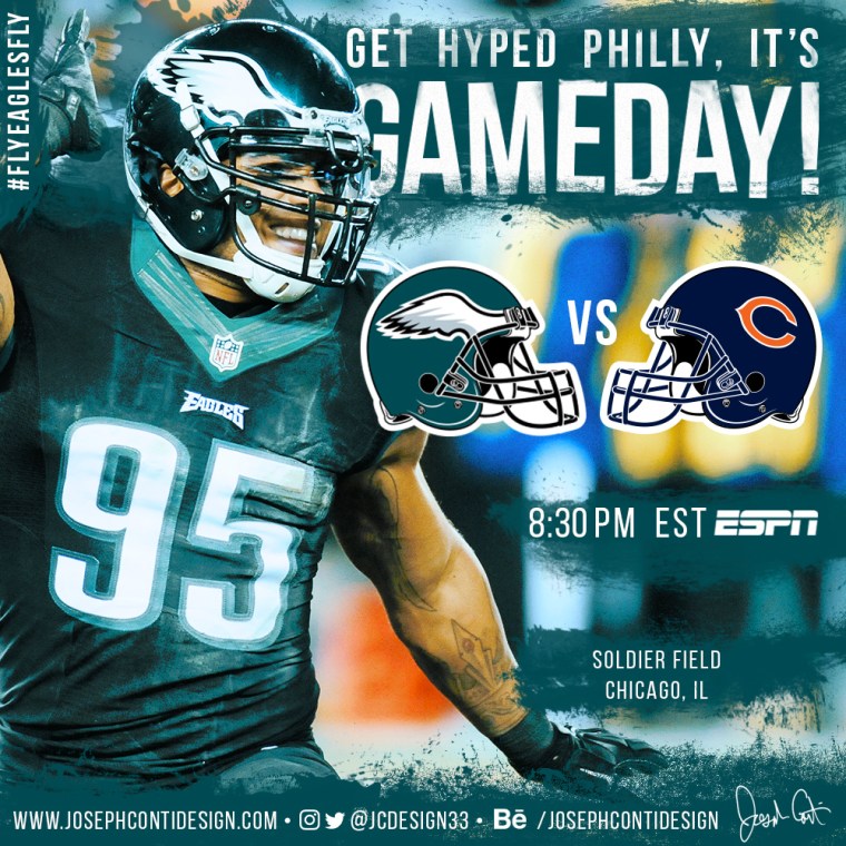 Philadelphia Eagles 2016 Gameday Graphic – Game 2 vs Bears