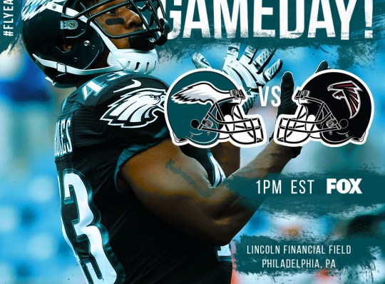 Philadelphia Eagles 2016 Gameday Graphic – Game 9 vs Falcons