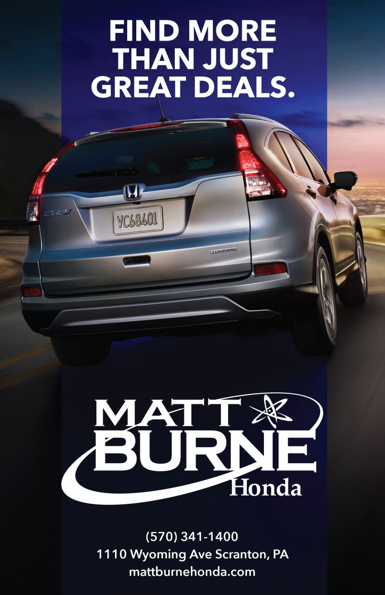 Matt Burne Honda Generic Half Page Print Ad Vertical