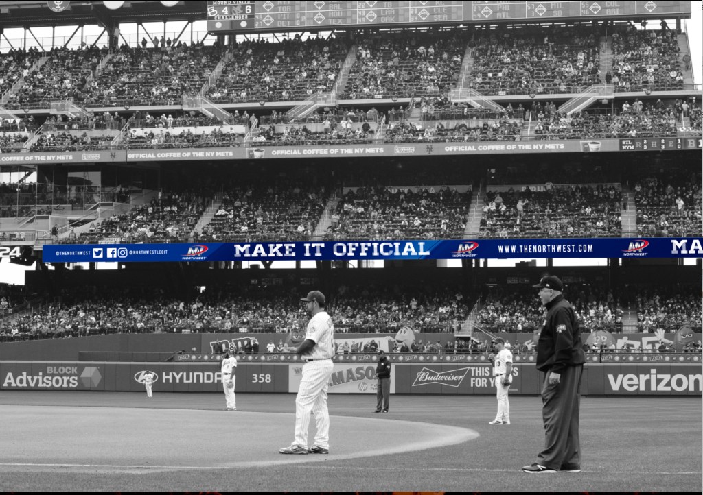 Citi Field Branded Outfield LED Display