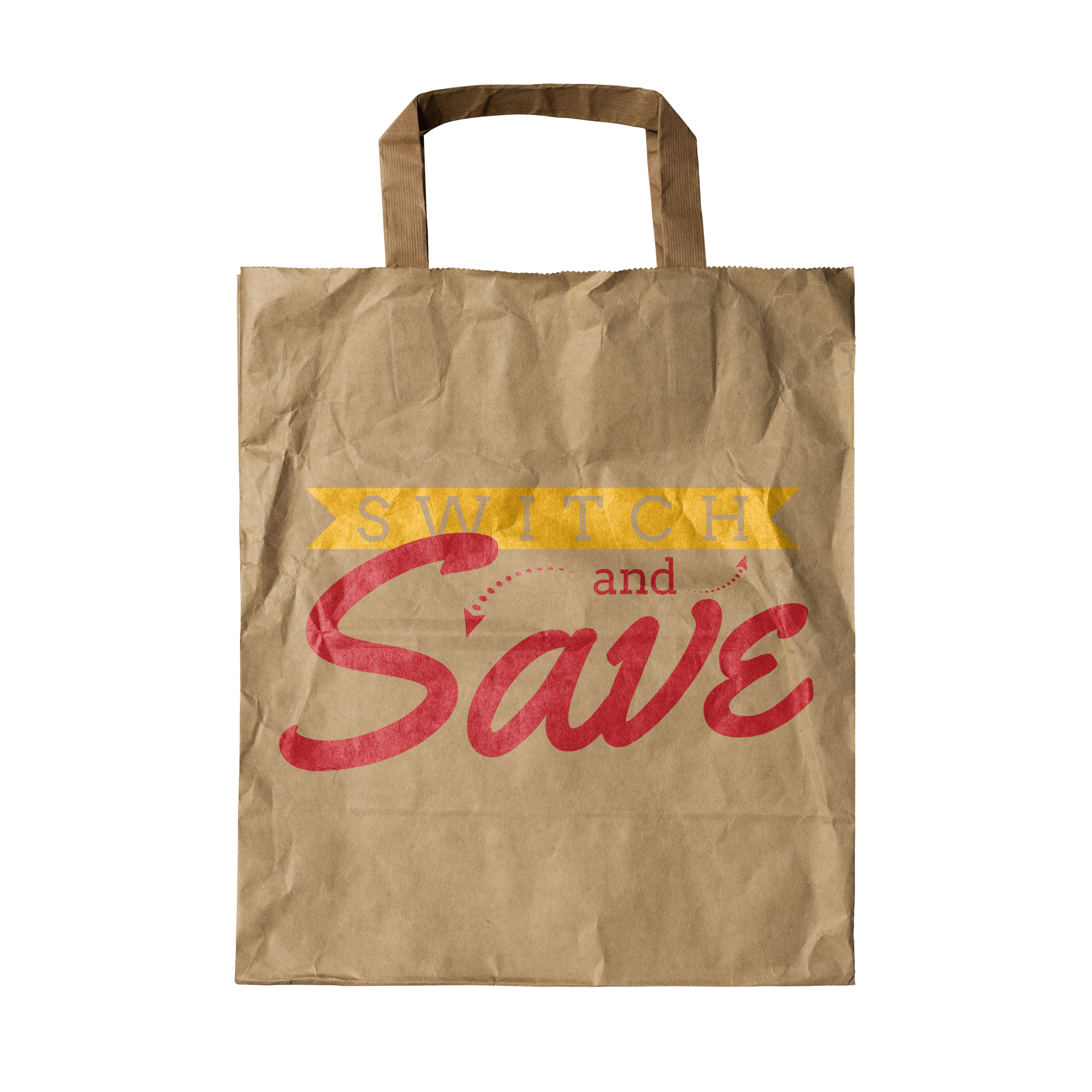 Switch and Save Logo Grocery Bag